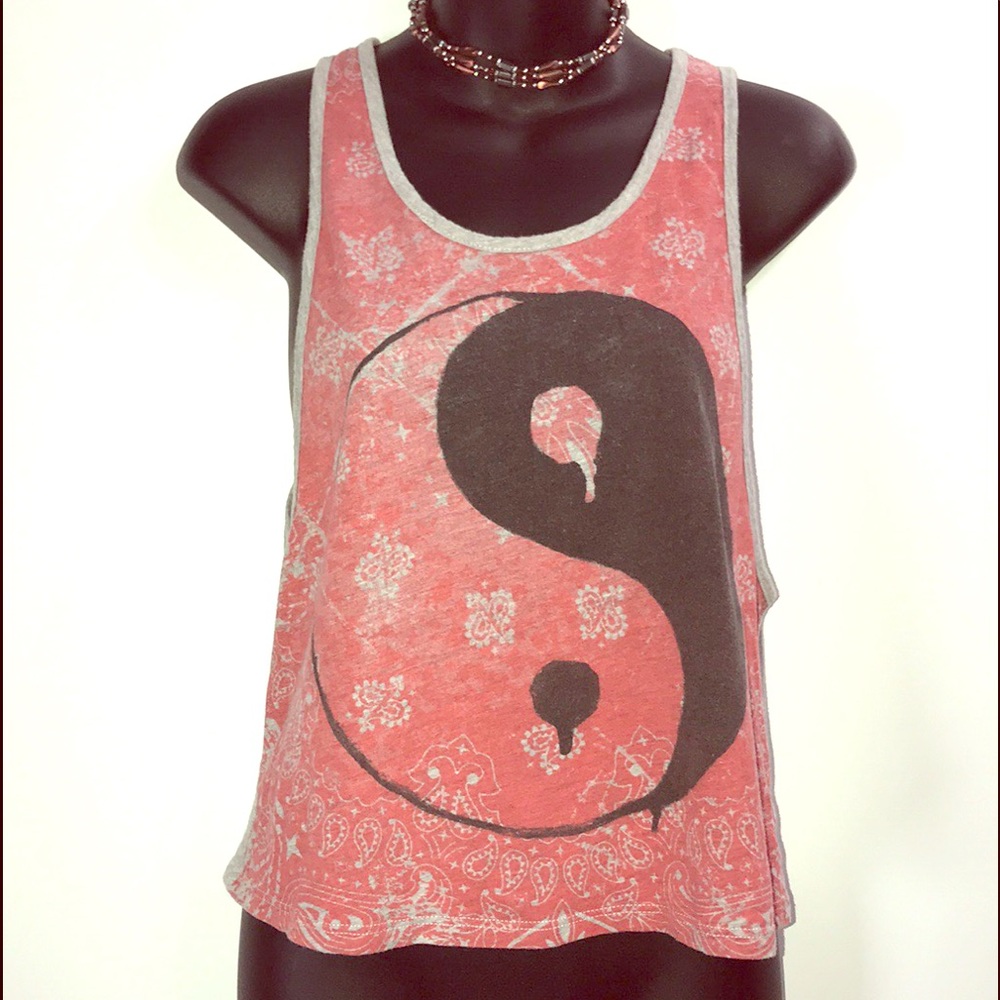 Ying Yang Crop Cotton Tee